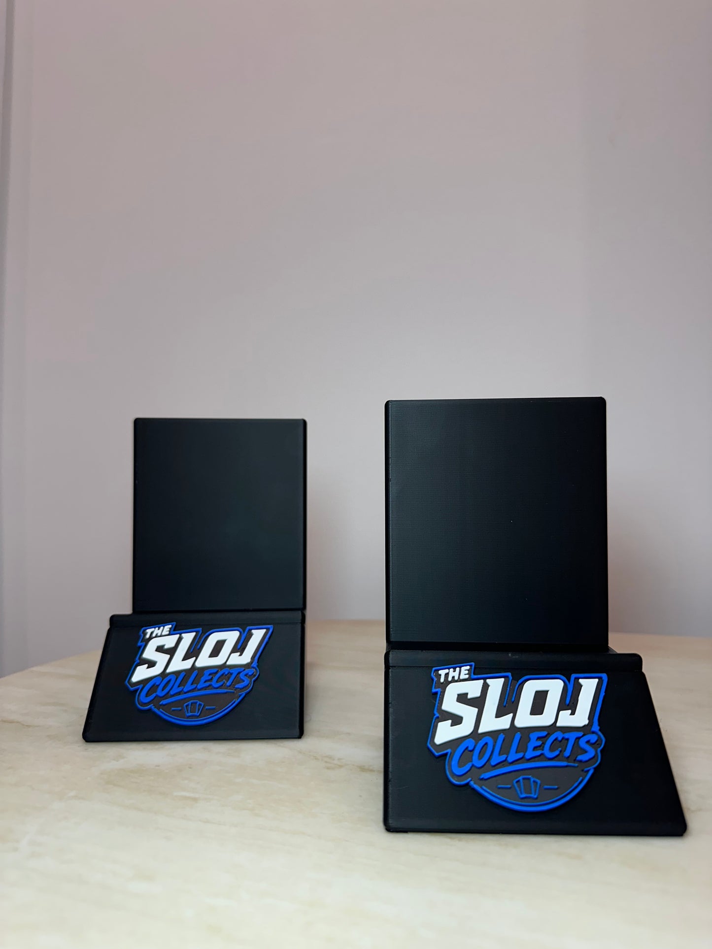 TCG Card Display Stand with Customisable Logo and Text