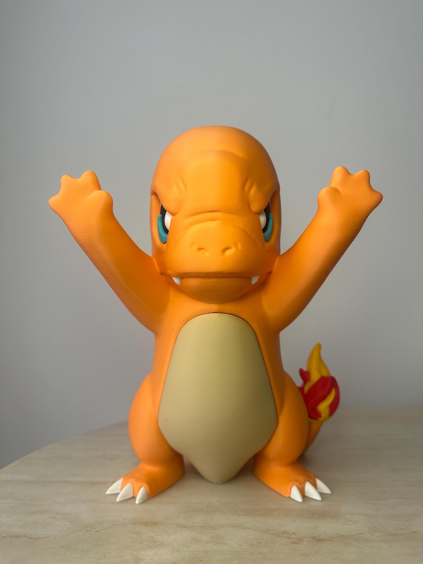 Angry Charmander Inspired Window Figurine