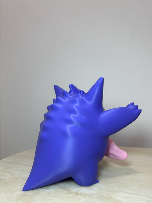 Angry Gengar 3D Printed Figure | Pokémon Inspired Ghost Collectible | Gengar Window Decor | Gamer Gift | Anime Display | Unique Pokémon Gift