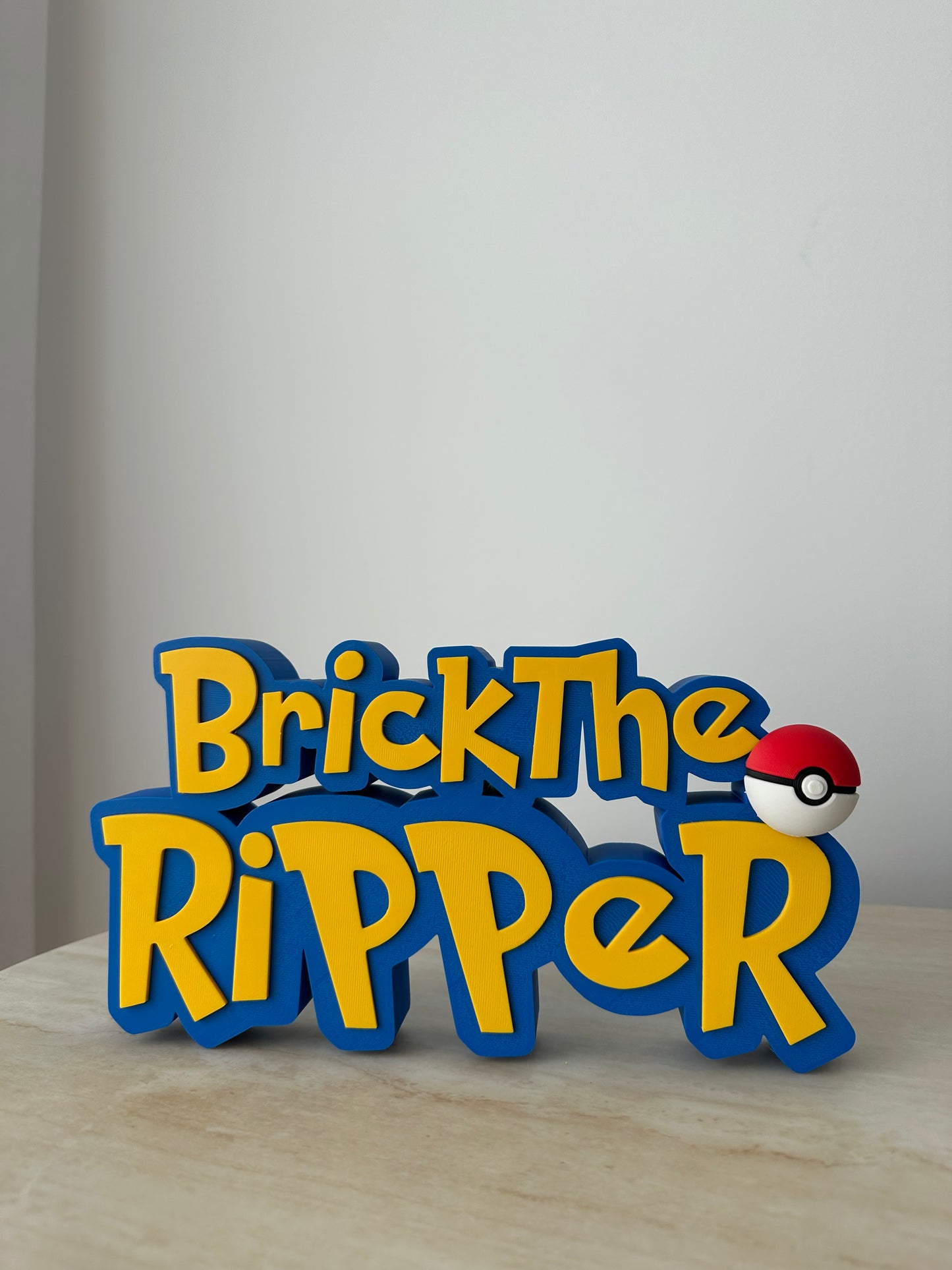 Personalised Pokémon Inspired Name Sign