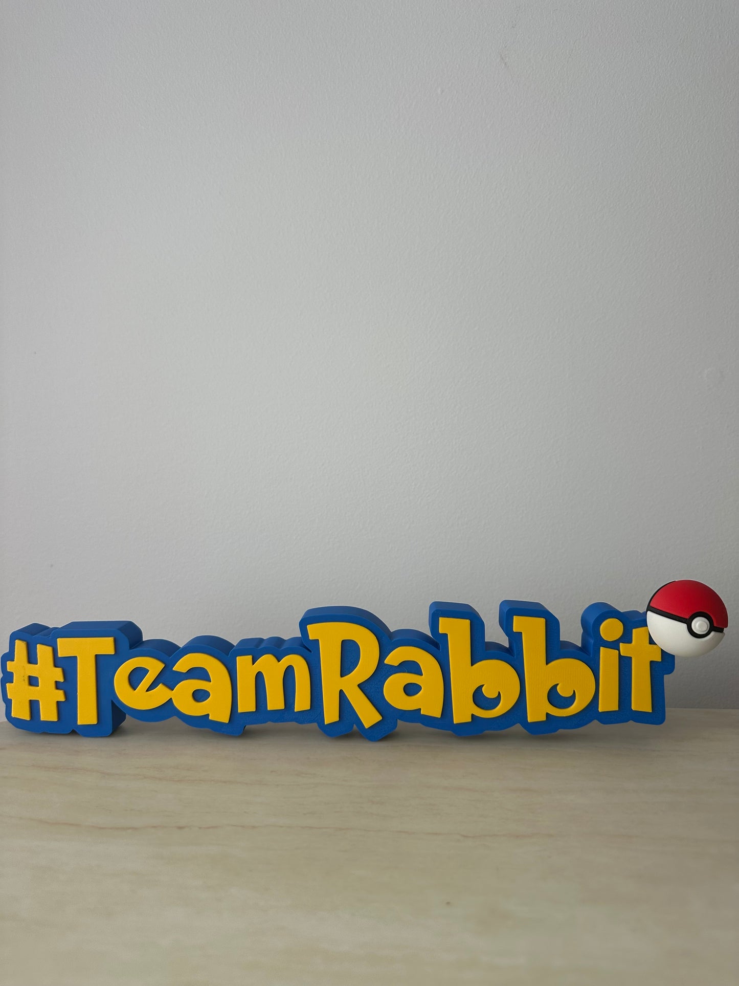Personalised Pokémon Inspired Name Sign