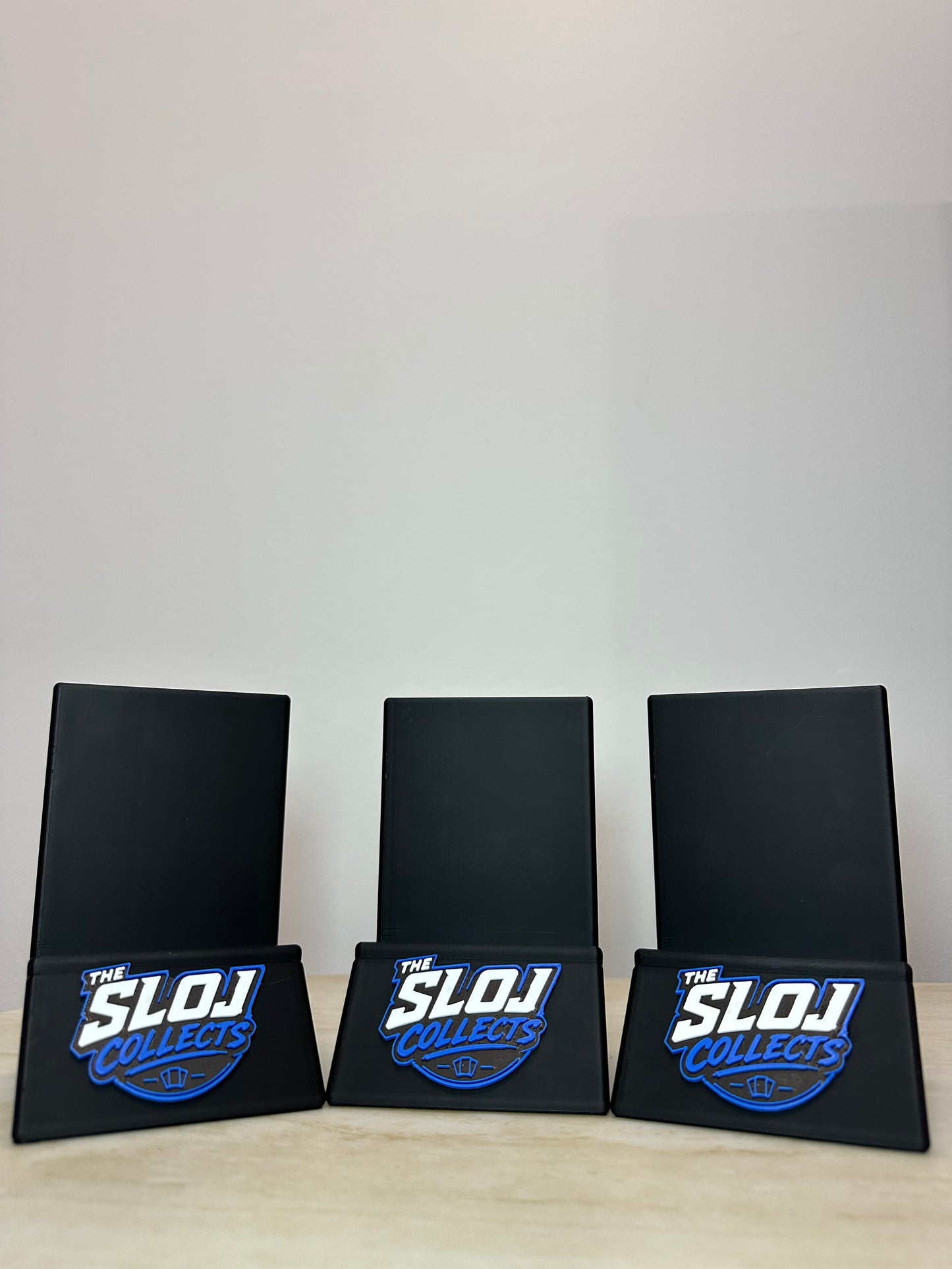 TCG Card Display Stand with Customisable Logo and Text