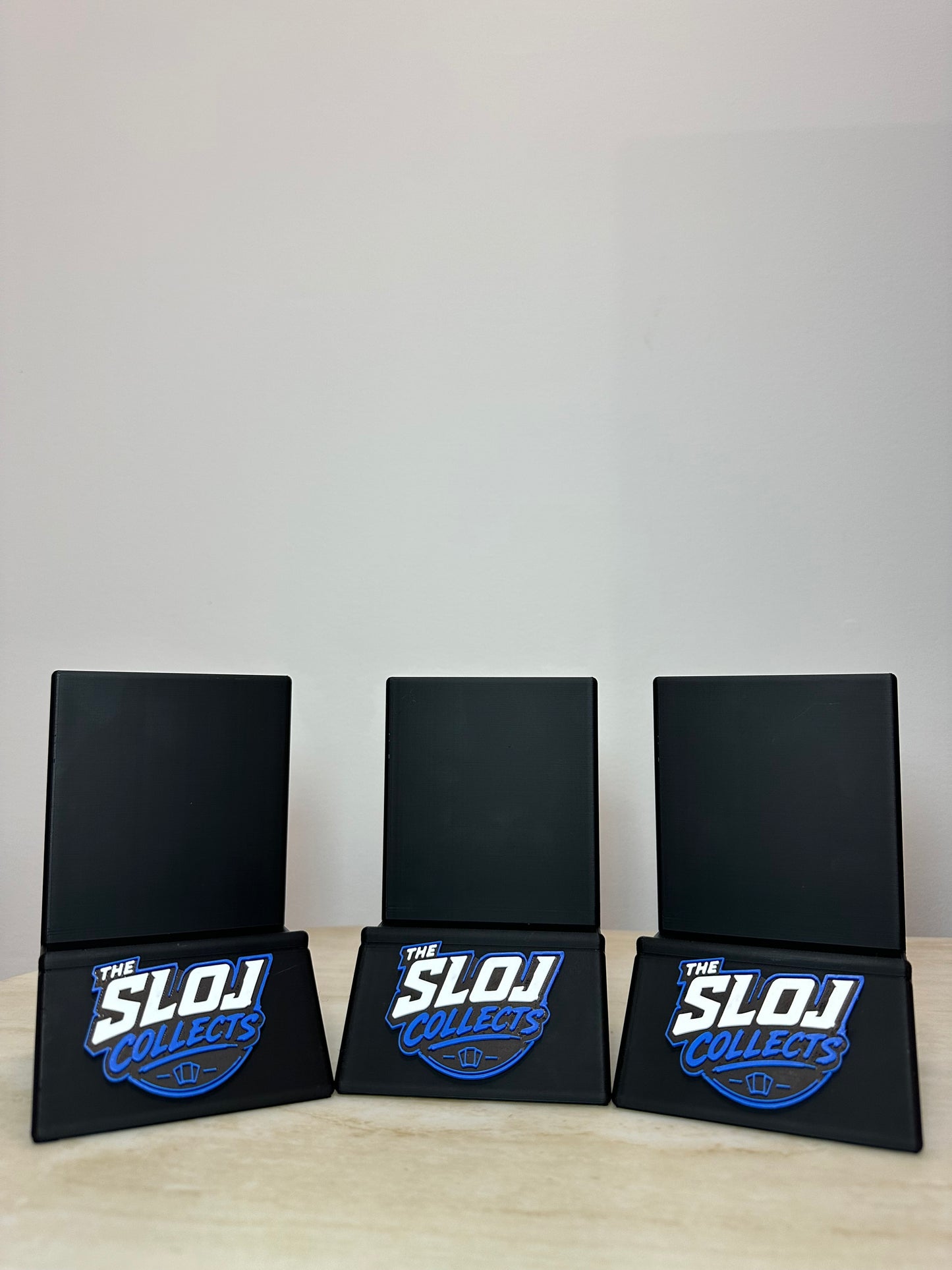 TCG Card Display Stand with Customisable Logo and Text