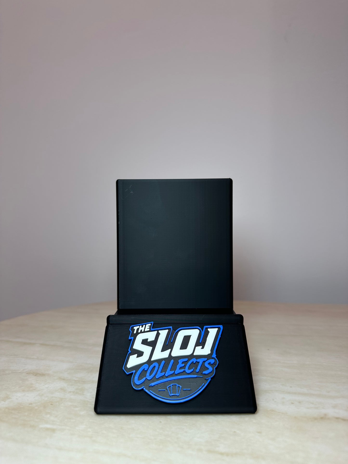 TCG Card Display Stand with Customisable Logo and Text