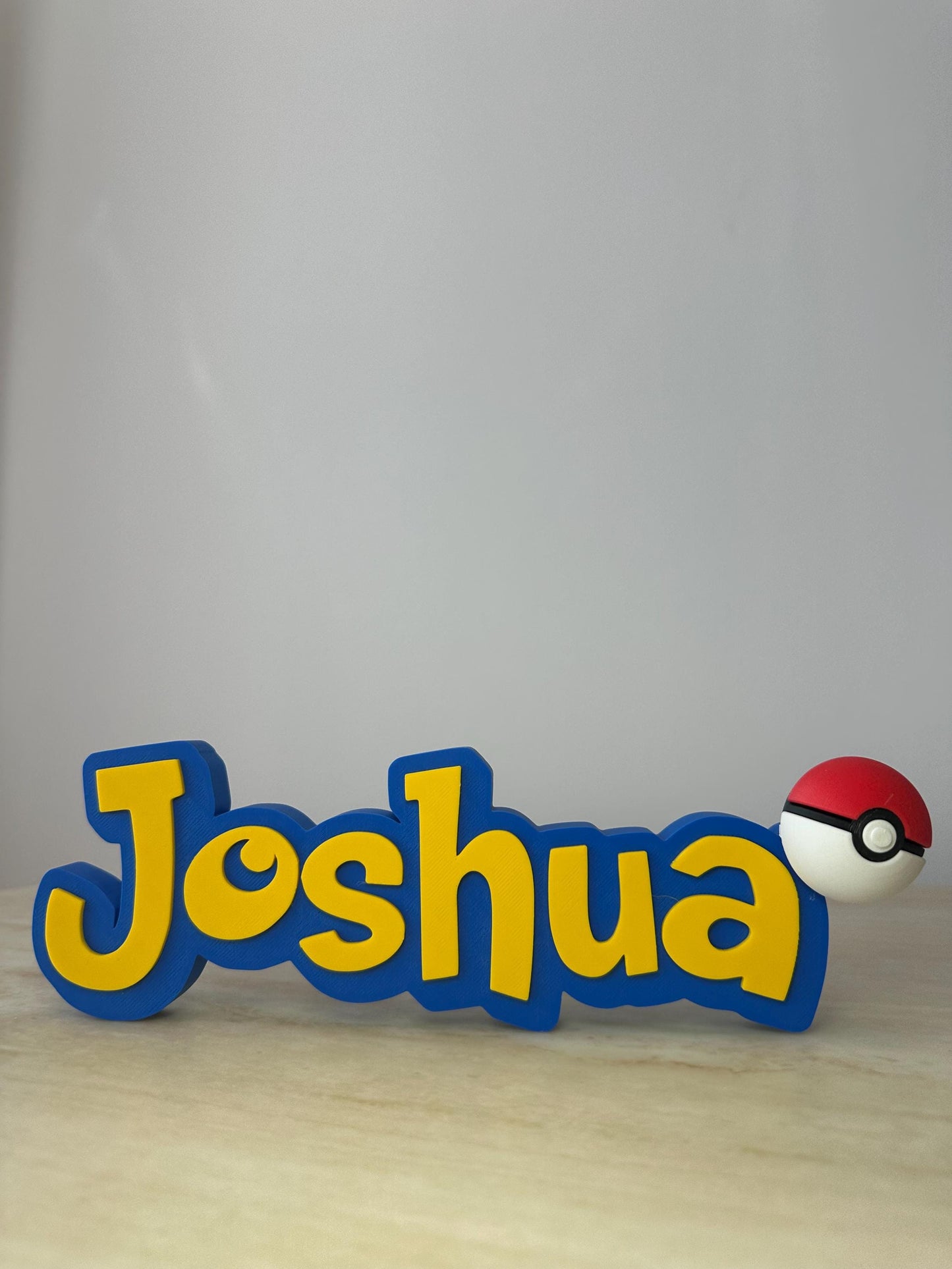 Personalised Pokémon Inspired Name Sign