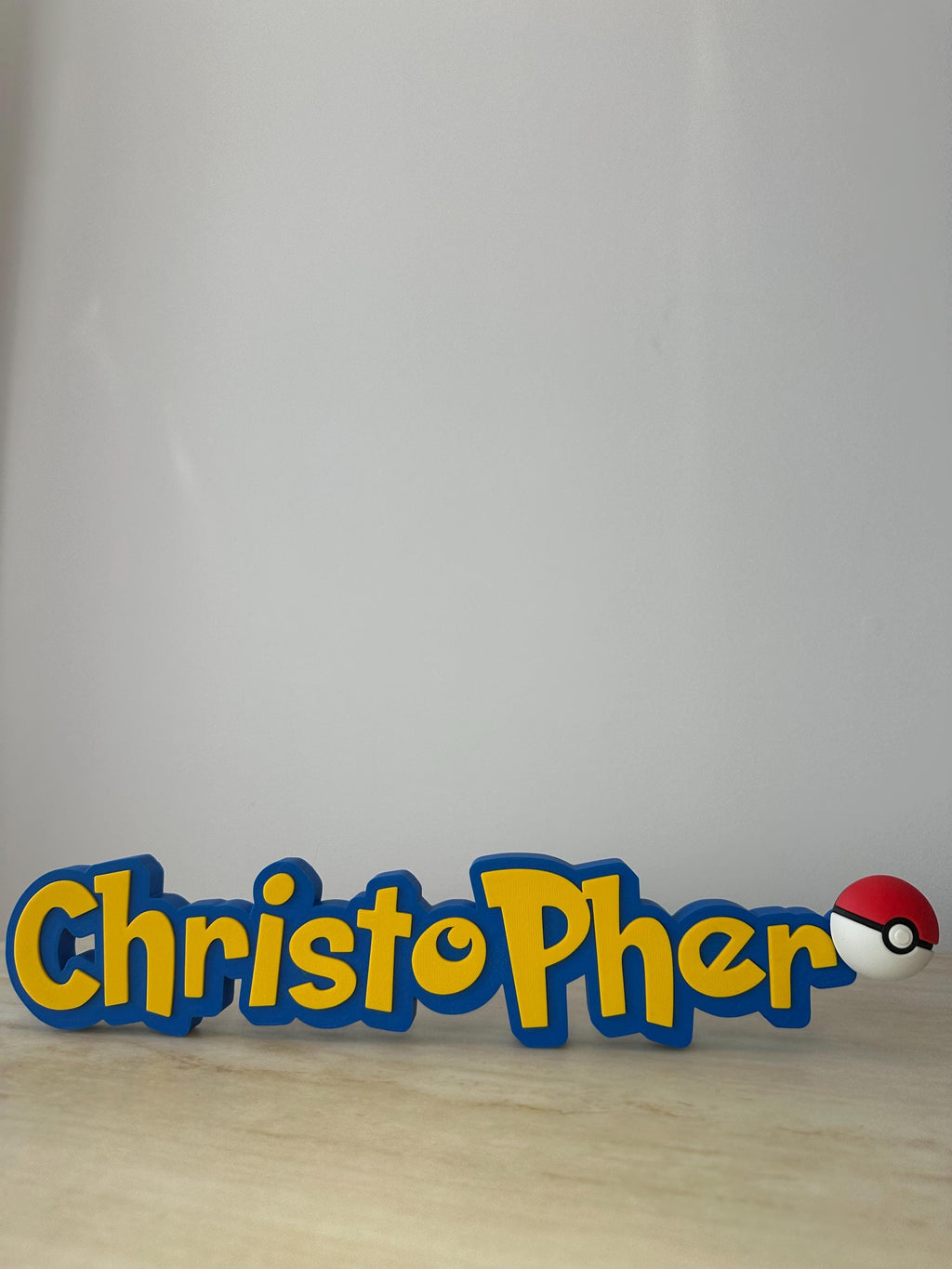 Personalised Pokémon Inspired Name Sign