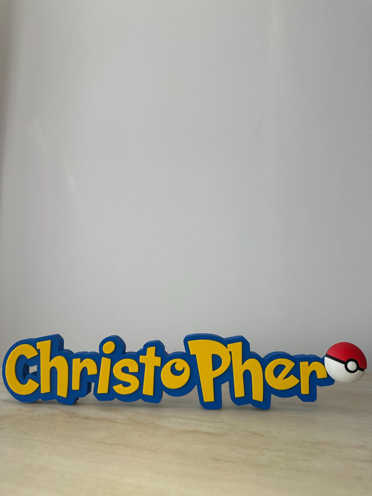 Personalised Pokémon Inspired Name Sign