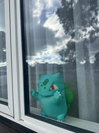 Angry Bulbasaur Inspired Window Figurine