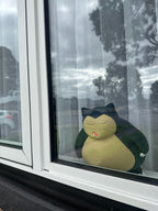 Angry Snorlax Inspired Window Figurine