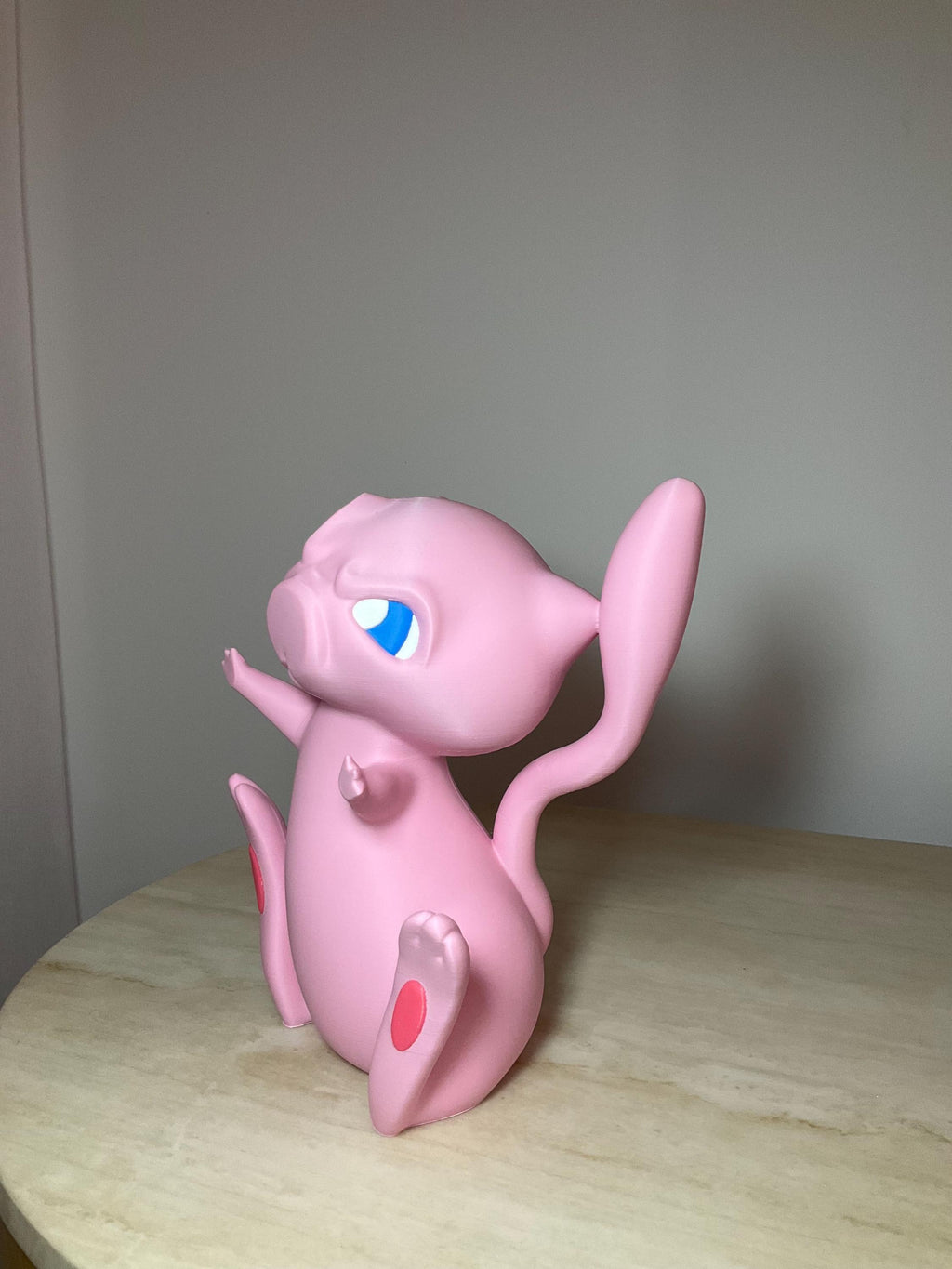 Angry Mew Inspired Window Figurine