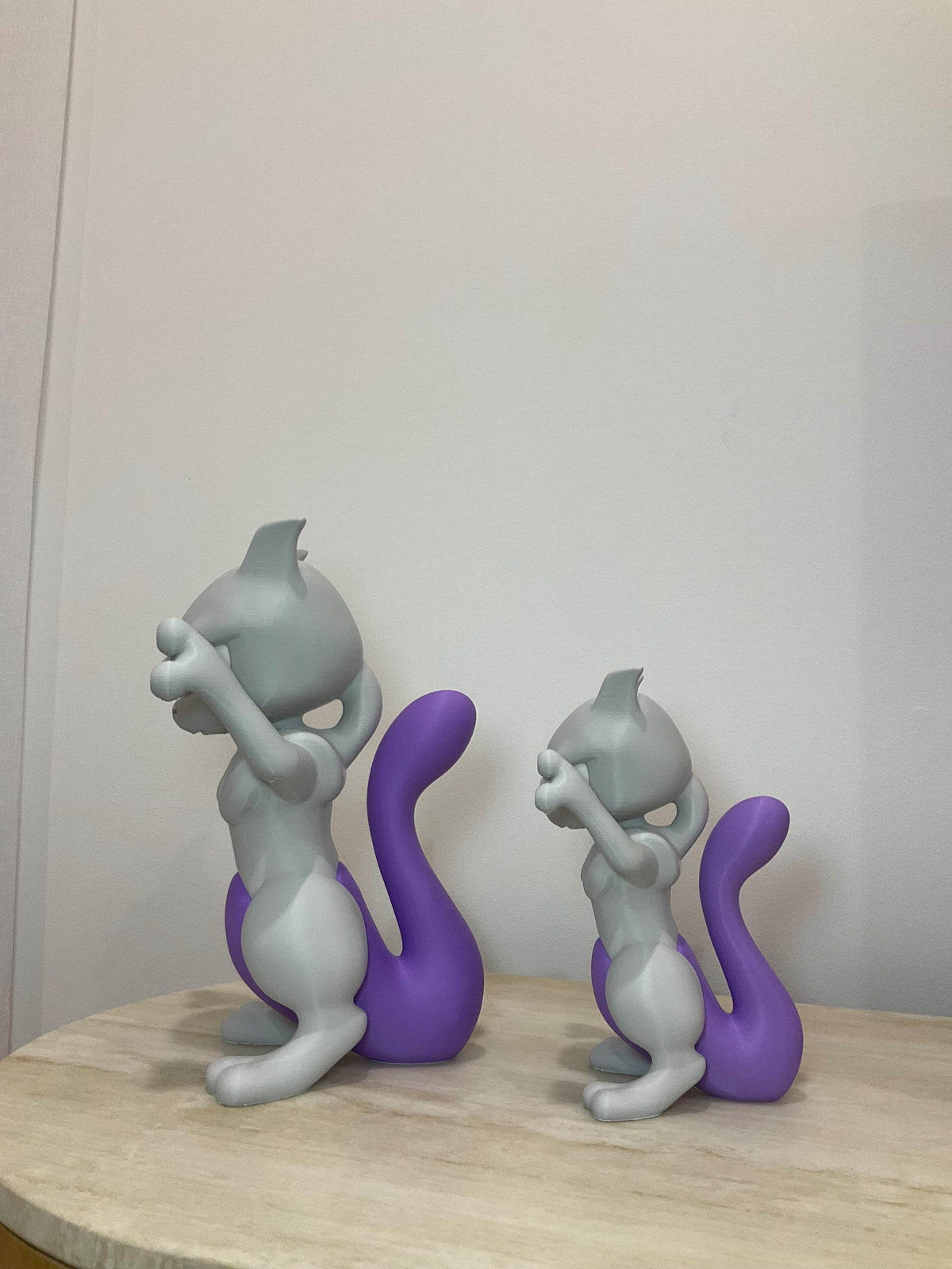 Angry Mewtwo Inspired Window Figurine