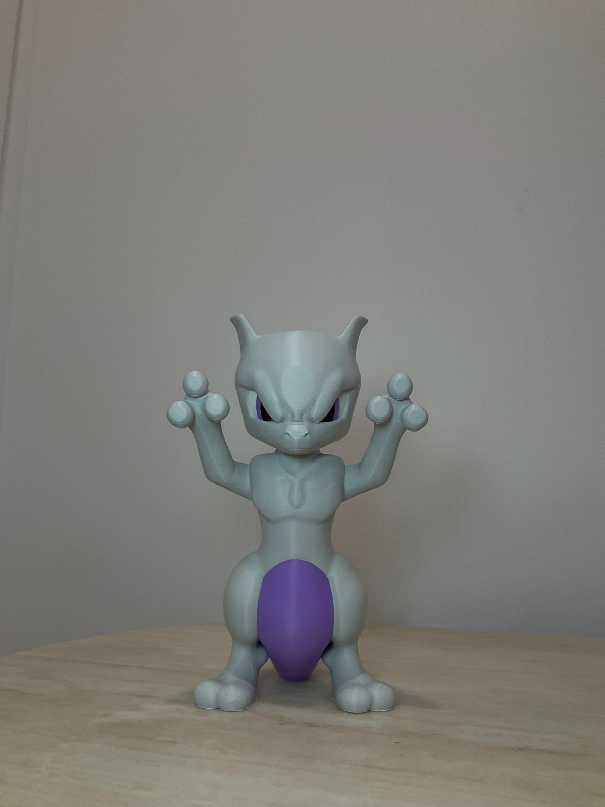 Angry Mewtwo Inspired Window Figurine