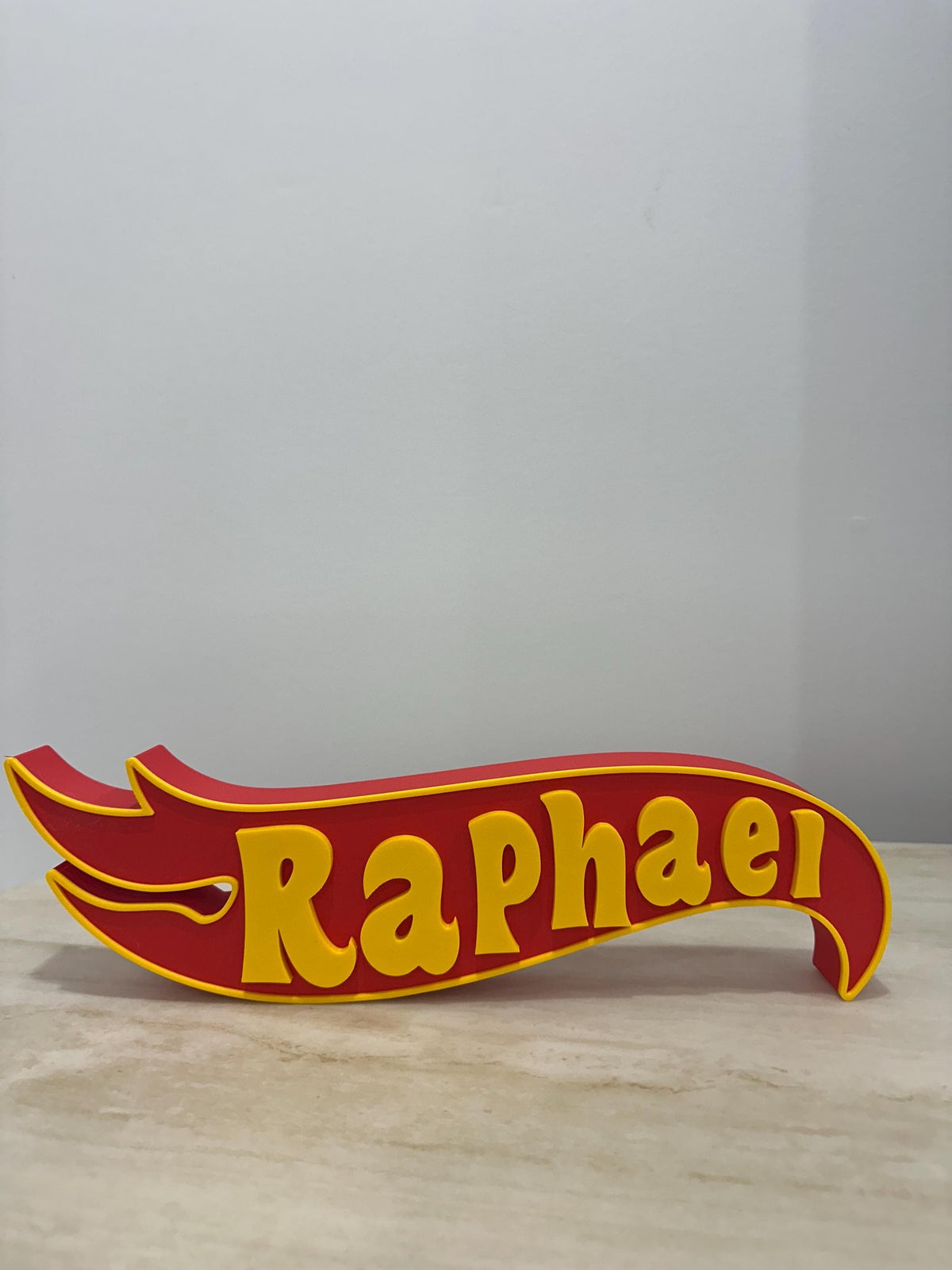 Custom Hot Wheels Inspired Name Plate