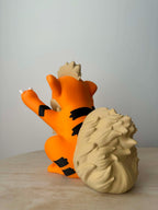 Angry Growlithe Inspired Window Figurine