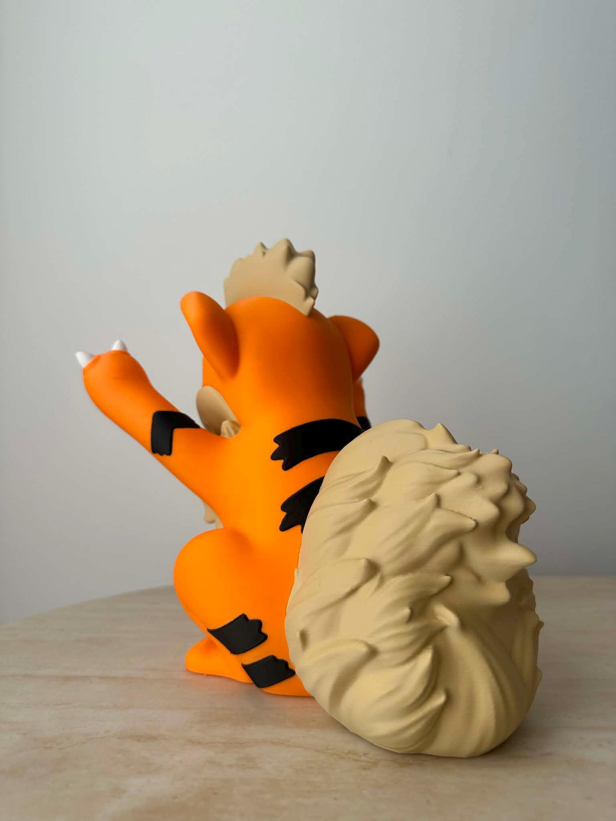 Angry Growlithe Inspired Window Figurine