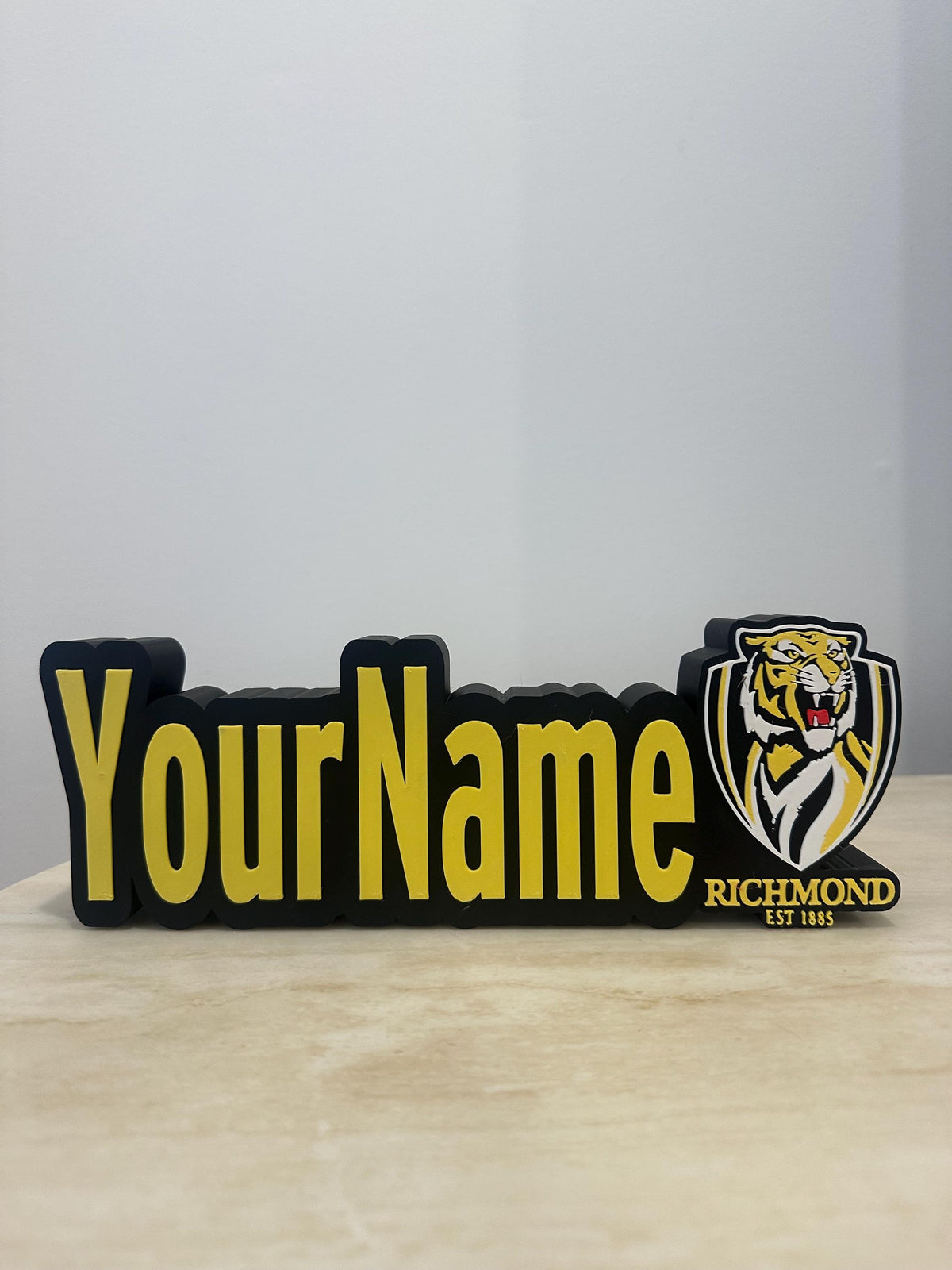 Personalised AFL Name Plate