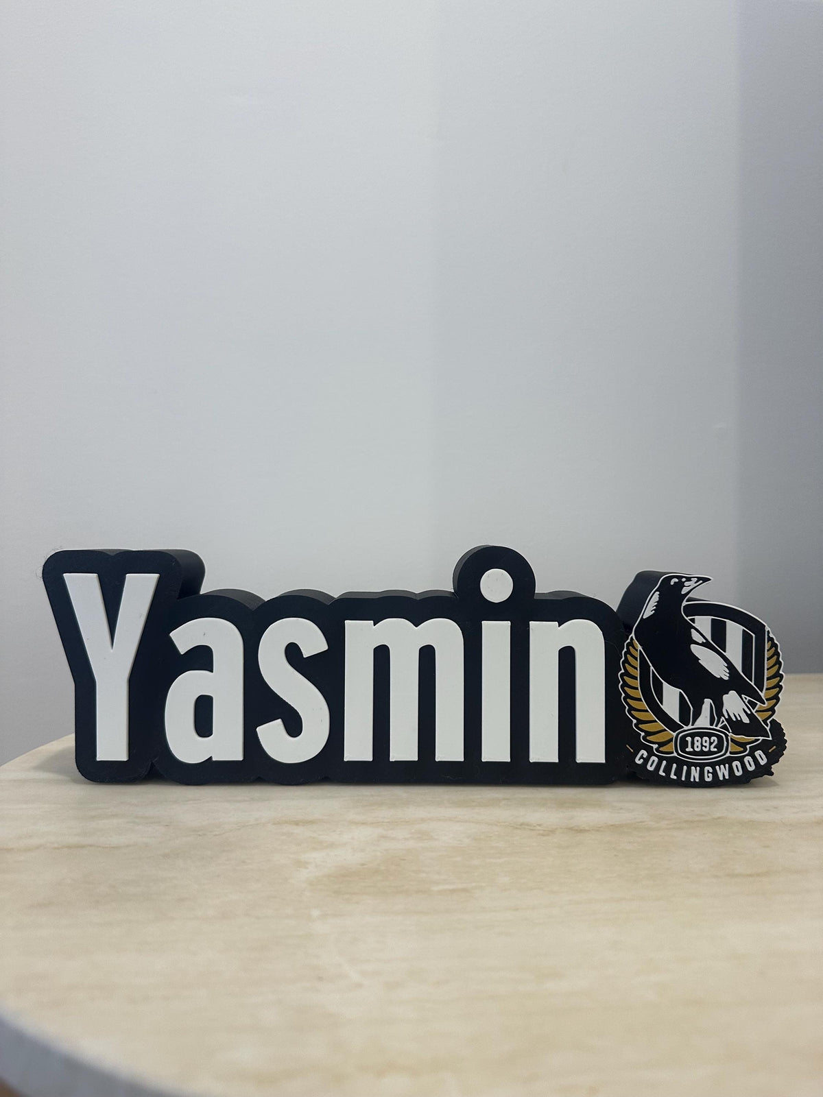 Personalised AFL Name Plate